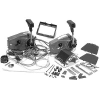 Quicksilver Dual Station Remote Control - Console Mounted W/20' Trim Harness & Trailer Switch - 88688A23 - 710-88688A23F1