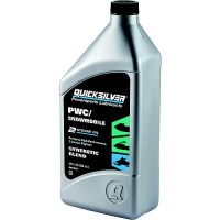 Quicksilver 92-8M0175743 2-Stroke Pwc/Snowmobile Oil, Gal. - 8M0175743 - 710-92-8M0175743F1