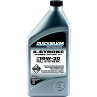 Quicksilver 92-8M0175780 4-Stroke Fc-W Full Synthetic Oil 10W-30, Qt. - 8M0175780 - 710-92-8M0175780F1