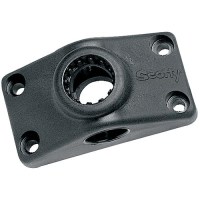 Scotty 241Bk Combination Side/Deck Mount Bracket, Black - 0241-Bk - 736-241Bkf1