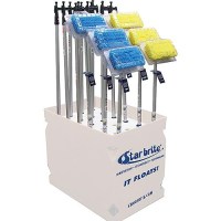 Mixed Display With Boat Hooks, Blue & Yellow Brushes - 40818 - 74-40818F1