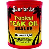 Starbrite 87932 Tropical Teak Sealer, Natural Light, Qt. - 87932 - 74-87932F1