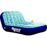 Aqua Leisure Apl17011S2 2 Person Ultra-Cushioned Comfort Lounge, 2 Riders - Apl17011S2 - 744-Apl17011S2F1