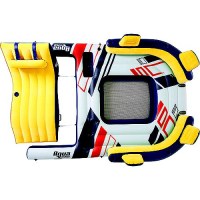 Aqua Leisure Apl20349 Giant Party Raft W/Detachable Docking Lounge, 6-7 Riders - Apl20349 - 744-Apl20349F1