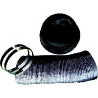 Pinnacle Dryer Exhaust Vent W/Black Cowl - 18-1065 - 786-181065F1