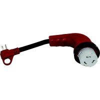 Valterra Mighty Cord 90° Adapter Cord, 15Am-50Af, Bulk - A10-1550D90 - 800-A101550D90F1