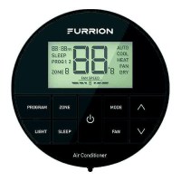 Furrion 2024042658 Chill® Thermostat, Multi-Zone, 3 Fan Speed, Black - 2024042658 - 815-2024042658F1