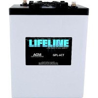 Lifeline Llgpl6Ct Agm Battery, 6 Volt - Gpl-6Ct - 819-Llgpl6Ctf1