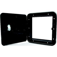 B&B Molders 94308 Multi-Purpose Fuel Hatch W/O Back, Black - 94308 - 865-94308F1
