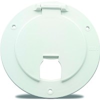 B&B Molders 94331 Round Electric Cable Hatch W/O Back, 5-1/8