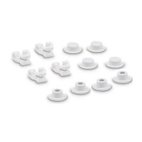 Dometic 33164509019 Replacement Wire Shelf Mounting Hardware Kit, White - 3316450.9019 - 951-33164509019F1