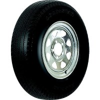 Loadstar 31987 St Radial Tire & Wheel Assembly, St185/80R-13, C Ply, 5 Hole Spoke Galvanized - 31987 - 966-31987F1