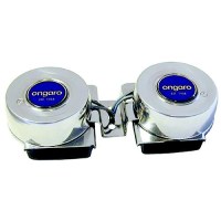 Ongaro Deluxe Mini Compact Double Horn, 12V - 10002 - 120-10002F1