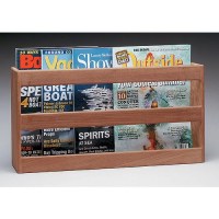 Whitecap Teak Double-Wide Magazine Rack - 62508 - 299-62508F1