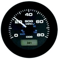Premier Pro Black Domed 120 Mph Gps Speedometer - 781-627-120P - 11-781627120Pf1