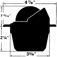 Explorer Flush Mt. Compass, Black - F-50 - 128-F50F1