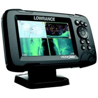 Lowrance 00015500001 Hook Reveal 5 Fishfinder Splitshot W/Downscan Imaging & Us Inland Mapping, 5