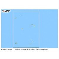 C-Map Mnay210Ms Reveal Chart, Hawaii, Marshall Is., French Polynesia - M-Na-Y210-Ms - 149-Mnay210Msf1