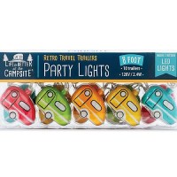 Camco Rv 42652 Retro Travel Trailer Led Party Lights (Includes 10 Led Lights & Connector) - 42652 - 17-42652F1