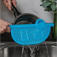 Camco 53385 Rv Shaped Pot Pasta Drainer, Teal - 53385 - 17-53385F1