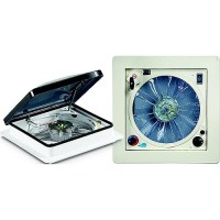 Fan-Tastic Vent 803351, Colonial White Garnish W/Smoke Dome - 9108870060 - 186-9108870060F1