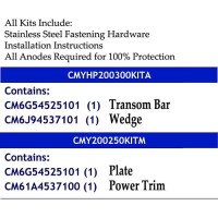 Yamaha Anode Kits - Magnesium - Cmyhp200300Kitm - 194-Cmyhp200300Kitmf1