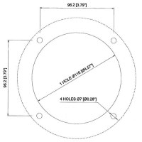 Round Mounting Flange - X57 - 216-X57F1