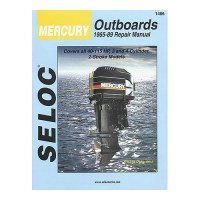 Seloc Marine Manual For Mercury, All 4-Stroke Engines 2.5-350 Hp - 18-01424 - 230-1424 Superseded By: 47-01424F1