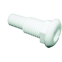 T-H Marine Straight Thru-Hull Fitting For Hose, White - Th1502Dp - 232-Th1502Dpf1