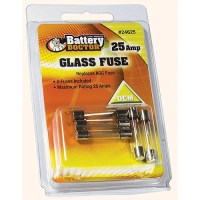 Battery Doctor Agc Glass Fuse, 25A, 5/Pk - 24625 - 240-24625F1