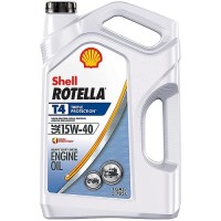 Shell 550045128 Rotella® T Triple-Protection® Heavy-Duty Diesel Motor Oil, 15W-40, 5 Gal. - 550045128 - 258-550045128F1