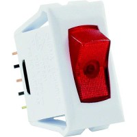 Illuminted 12V/On/Off Sw Rd/Wh Bell Rv Rvx - 12505 - 342-12505F1