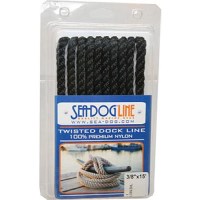 Sea Dog Premium Twisted Three-Strand Nylon Dock Line - 301110015Bk-1 - 354-301110015Bk1F1