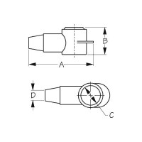 Pvc Terminal Cap Red (8-2 Ga.), Pair - 415194-1 - 354-4151941F1