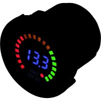 Sea-Dog 421617 Cobra Rainbow Display Digital Voltmeter - 421617-1 - 354-421617F1