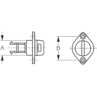 Nylon Drain Plug - 520010-1 - 354-5200101F1