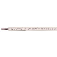 Cobra Wire A1016T05100Ft Primary Tinned Copper Wire, 16 Awg, 100', White - A1016T05100Ft - 446-A1016T05100Ftf1