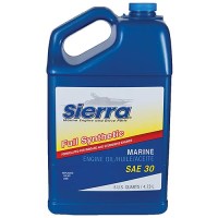 Sierra 94104 30 Wt. Full Synthetic 4-Cycle Marine Engine Oil, 5 Qt. - 18-9410-4 - 47-94104F1