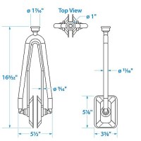 Seachoice Heavy Duty High Impact Plastic Motor Flusher - 18311 - 50-18311 Superseded By: 50-18313F1