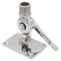 Seachoice 19722 Universal Antenna Ratchet-Mount Base, 316 Stainless Steel - 61C2051 - 50-19722F1