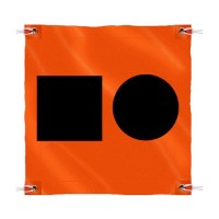 Seachoice 78341 3' X 3' Orange Distress Signal Sos Flag - 50-78341 - 50-78341F1