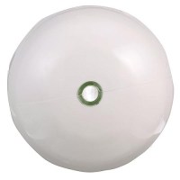 Seachoice 79121 Center Hole Ribbed Fender, White, 8