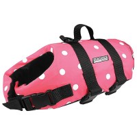 Seachoice 86370 Dog Life Vest - Pink Polka Dot, Xs - Dv-Xs-86370 - 50-86370F1