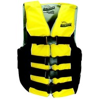 Seachoice Deluxe 4-Belt Ski Vest - Yellow/Black, Xxl/Xxxl -  - 50-86430F1