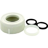 Dura Faucet Dfrk510Wt Spout Nut And Rings Kit, White - Df-Rk510-Wt - 621-Dfrk510Wtf1