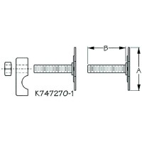 Sea-Lect K7472701 Stud Mount & Stud Mount Kit, Kit Style, 1/4