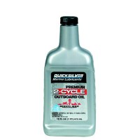 Quicksilver 92-858020Qc1 Preimum Tcw3 2-Cycle Outboard Oil @12, 500Ml/Pt - 858020Qc1 - 710-92-858020Qc1F1