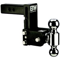 B&W Ts10037B Trailer Hitches Tow & Stow Dual Ball Receiver Hitch | Fits Standard 2