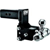 B&W Ts20048B Trailer Hitches Tow & Stow Tri Ball Receiver Hitch | Fits 2-1/2