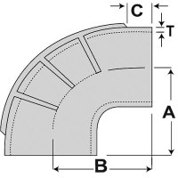 Shields Marine 90° Epdm Rubber Elbow, 5